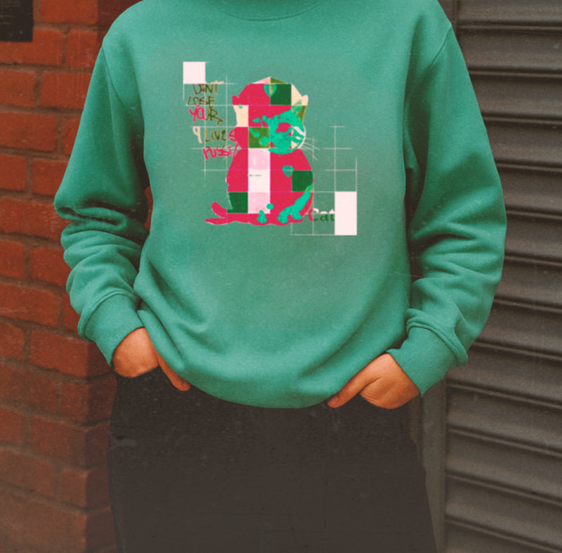 Dripling Atelier Special Edition 9 Lives Sweater Misdemeanor Mint